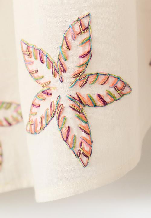 MANGO - Kaftan Lua - Light Beige