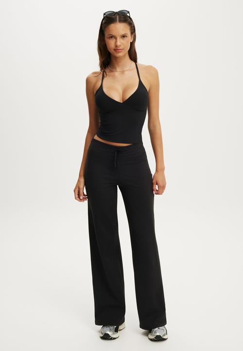Cotton On - Ultra Soft Tri Crossback Cami - Black