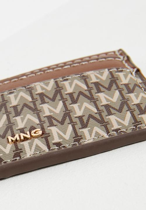 MANGO - Card holder p burgos2 - medium brown