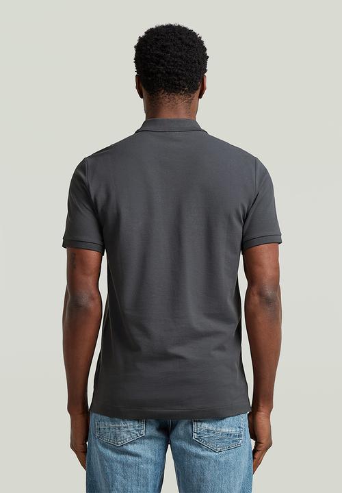 G-STAR - Dunda Slim Polo Short Sleeve - Petrol