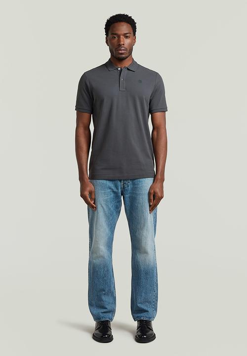 G-STAR - Dunda Slim Polo Short Sleeve - Petrol