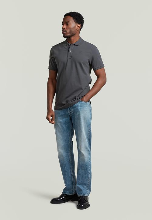 G-STAR - Dunda Slim Polo Short Sleeve - Petrol