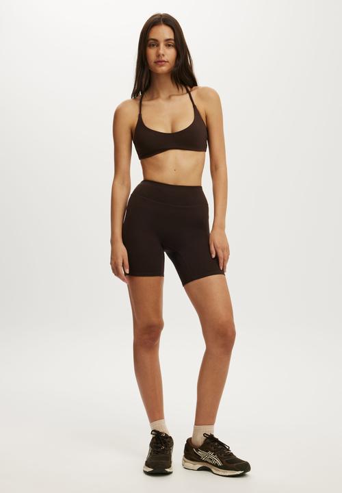 Cotton On - Ultra Soft Contour Bike Short - French Roast