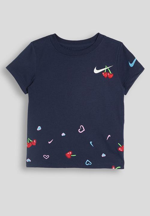 Nike - Cherry Nike Ringlet Tee - Midnight Navy