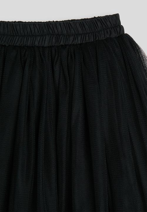 Pop Candy - Tiered tulle skirt - black