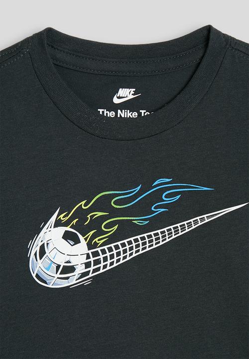 Nike - Nkb Soccer Swoosh Tee - Dk Smoke Grey