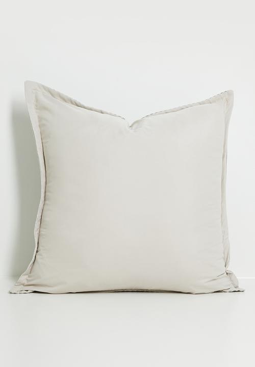 Grey Gardens - Beige Stripe - Cushion Cover