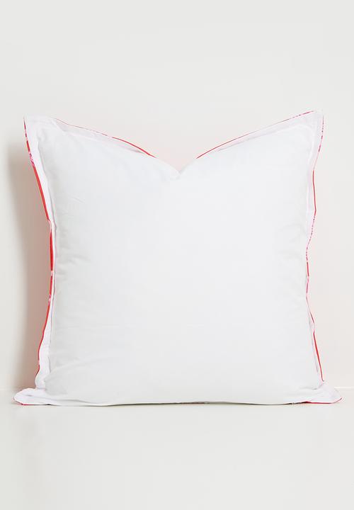 Grey Gardens - Red Leopard - Cushion Cover