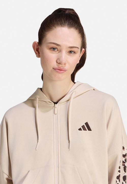 adidas Performance - W Aop 3S Ft Fz - Crystal Linen/Multicolor/Khaki Six
