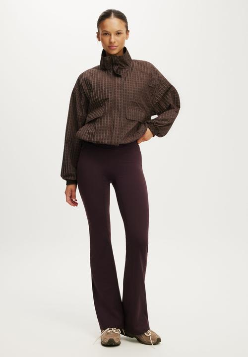 Cotton On - Ultra Soft Contour Flare - Italian Plum