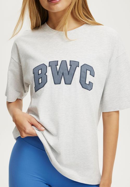 Cotton On - Active Graphic Tee - Light Grey Marle/Body Bwc