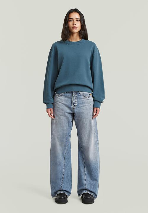 G-STAR - Washed relaxed r sw wmn - rank blue gd