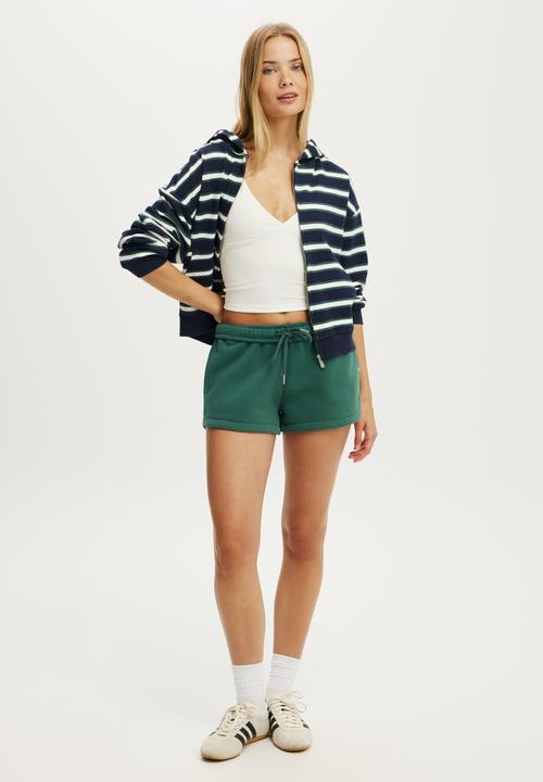 Cotton On - Plush Classic Mini Short - Bistro Green