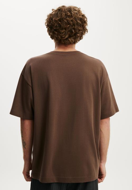 Cotton On - Box Fit T-Shirt - Espresso