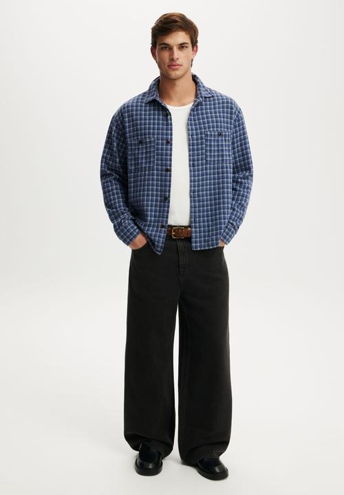 Cotton On - Super Baggy Jean - Backseat Black