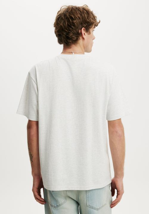 Cotton On - Everyday Fit Graphic T-shirt - White Marle/Midwest