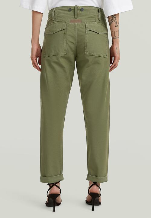 G-STAR - Fatigue  pants wmn - four leaf clover gd
