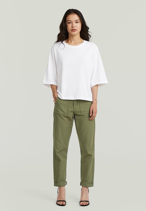 G-STAR - Fatigue  pants wmn - four leaf clover gd