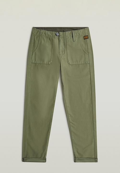 G-STAR - Fatigue  pants wmn - four leaf clover gd