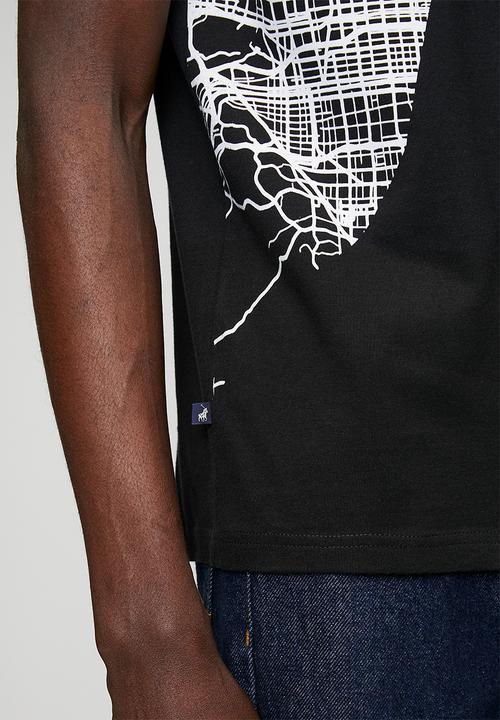 POLO - Pm0010 Printed Graphic Ss T-Shirt - Black