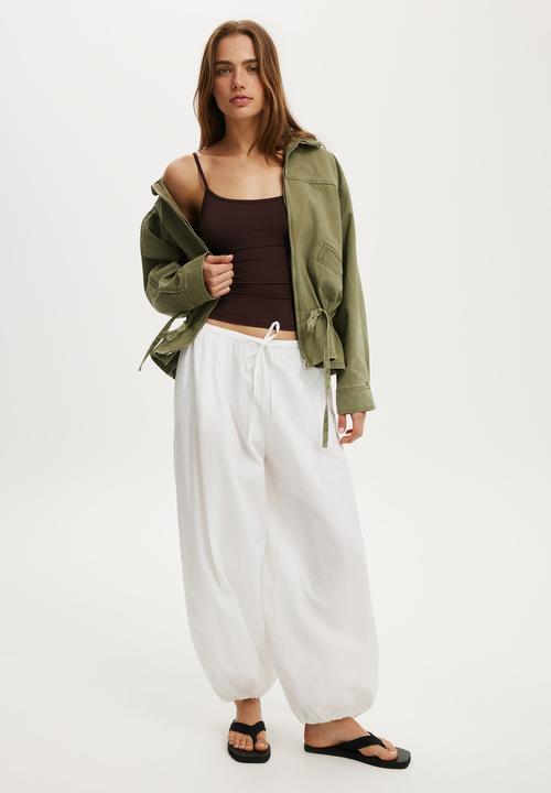 Cotton On - Rio Balloon Pant - White