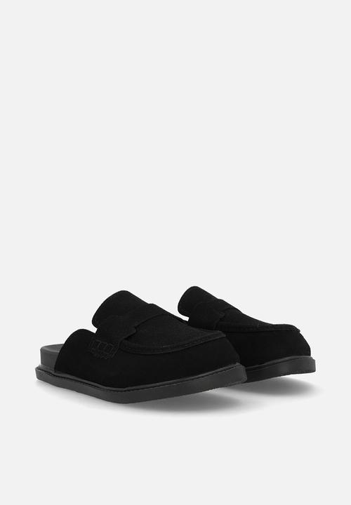 Pop Candy - Suedette mules - black
