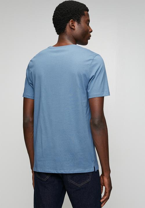 Pringle of Scotland - Roger Embroidery Tee - Blue