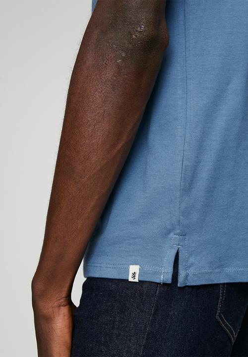 Pringle of Scotland - Roger Embroidery Tee - Blue