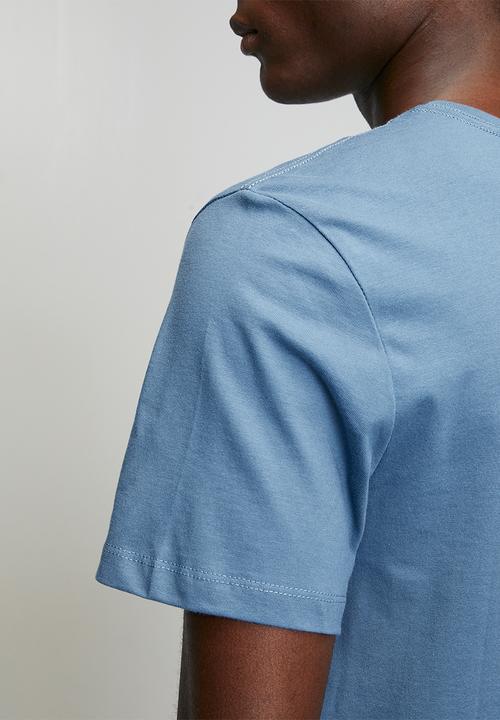 Pringle of Scotland - Roger Embroidery Tee - Blue