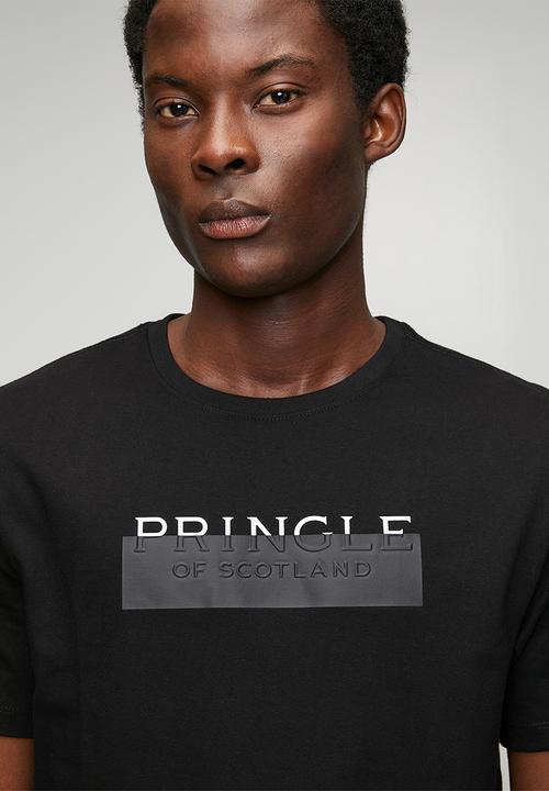 Pringle of Scotland - Will Printed Tee - Black
