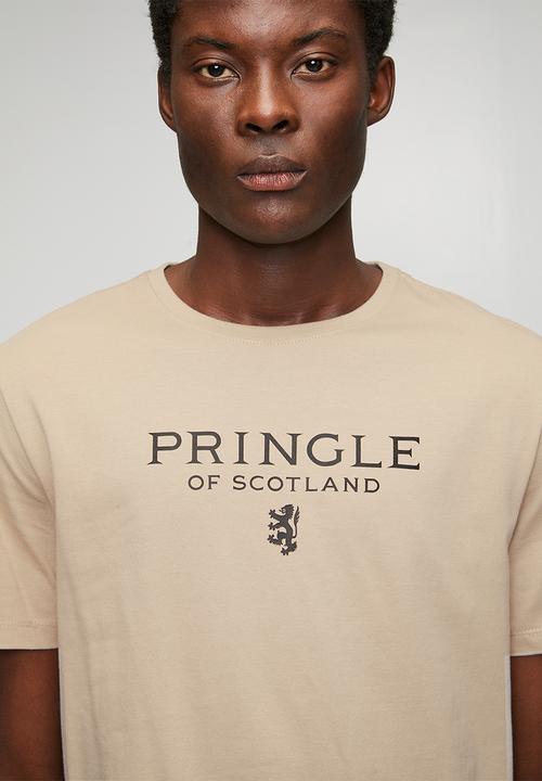 Pringle of Scotland - Adam Printed Tee - Stone