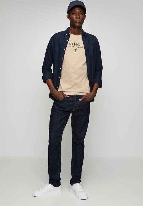 Pringle of Scotland - Adam Printed Tee - Stone