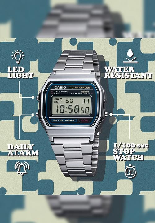 Casio - Retro Digital - Silver