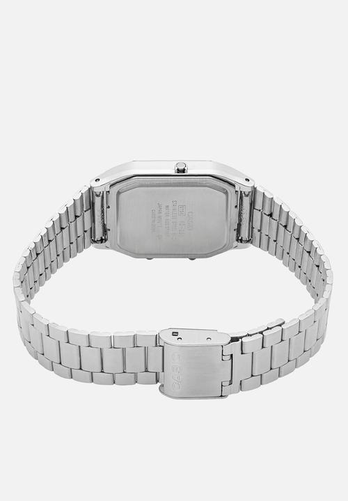 Casio - Anadigi Rnd Dial - Silver/Blue