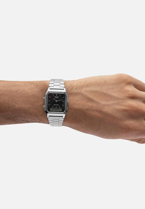 Casio - Anadigi Rnd Dial - Silver/Blue