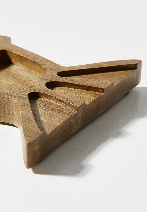 Sixth Floor - Wooden Fish Serving Tray Natural