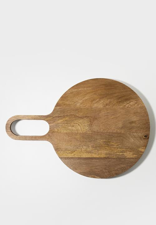 Sixth Floor - Wooden Chopping board with handle L Natural