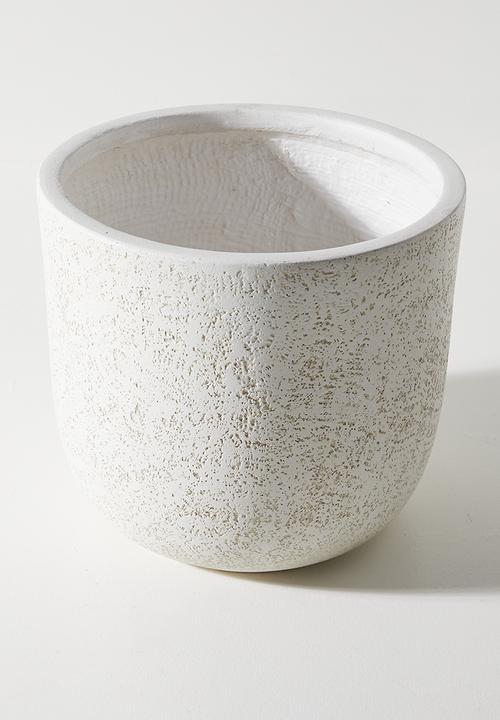 Sixth Floor - Trav Fribreclay Indoor/Outdoor Planter - Natural