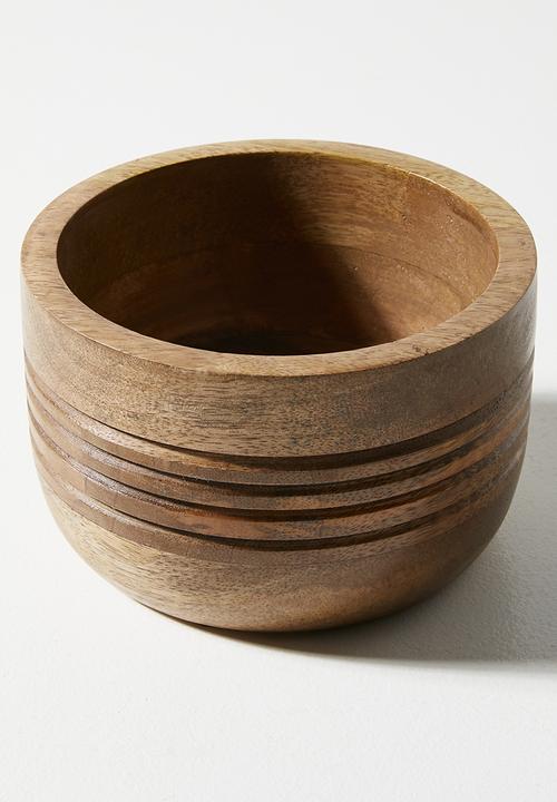 Sixth Floor - Wooden Storage Jar Natural