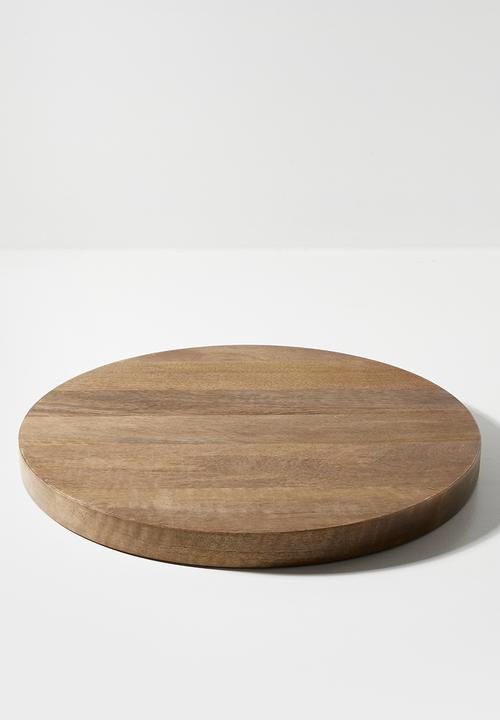 Sixth Floor - Round Wooden Butchers Block Natural
