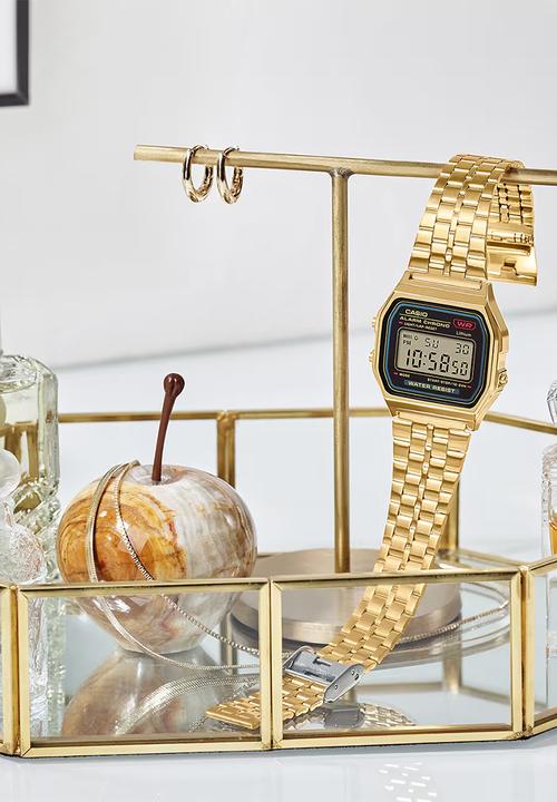 Casio - Digital Alarm Chrono Retro - Gold/Black