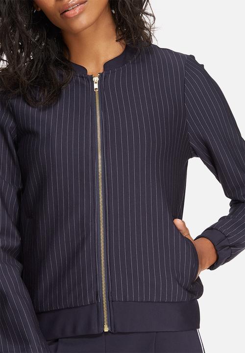 ONLY - Penny stripe bomber jacket