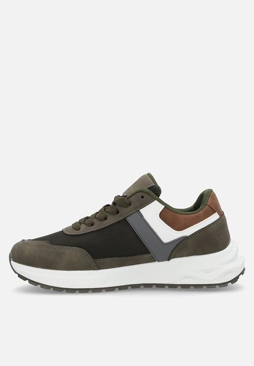 Pierre Cardin - Finnick Casual Lace Up - Olive Multi