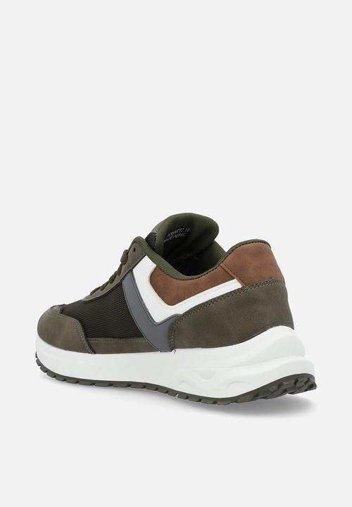 Pierre Cardin - Finnick Casual Lace Up - Olive Multi