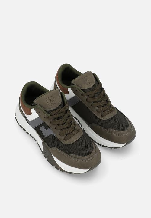 Pierre Cardin - Finnick Casual Lace Up - Olive Multi