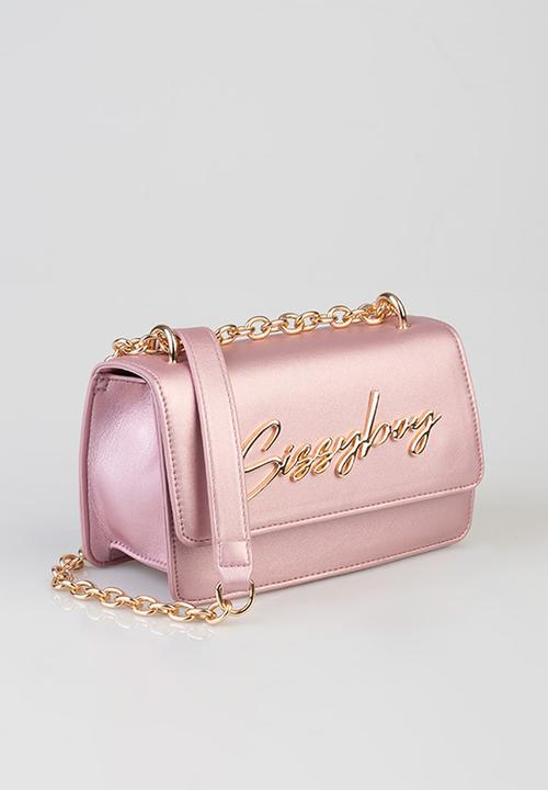 SISSY BOY - Slay Fest Metallic Crossbody Bag - Pink