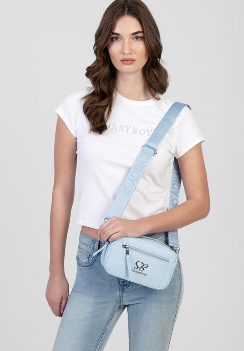 SISSY BOY - Basic Camera Crossbody Bag - Blue