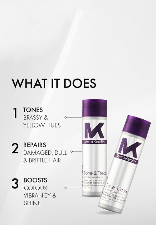 Mycro Keratin - Tone and Treat Silver Shampoo 250ml
