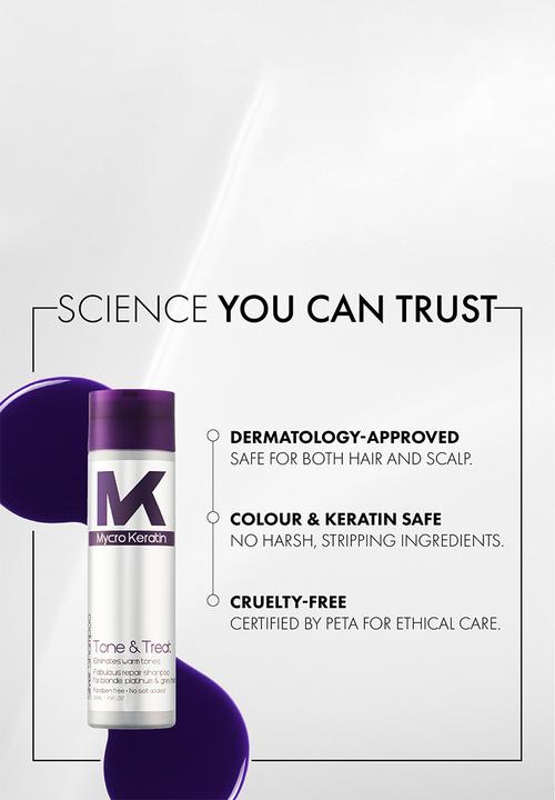 Mycro Keratin - Tone and Treat Silver Shampoo 250ml