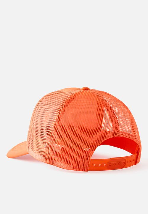 Cotton On - TRUCKER HAT - ORANGE/RECREATION